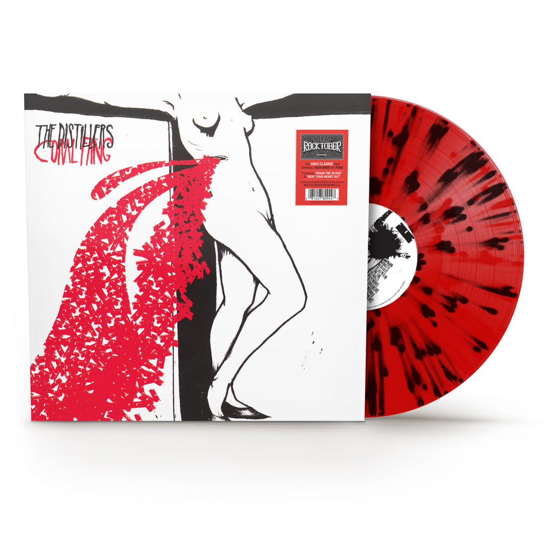 THE DISTILLERS - Coral Fang (RKTBR25)(1LP Red with Black Splatter Vinyl)