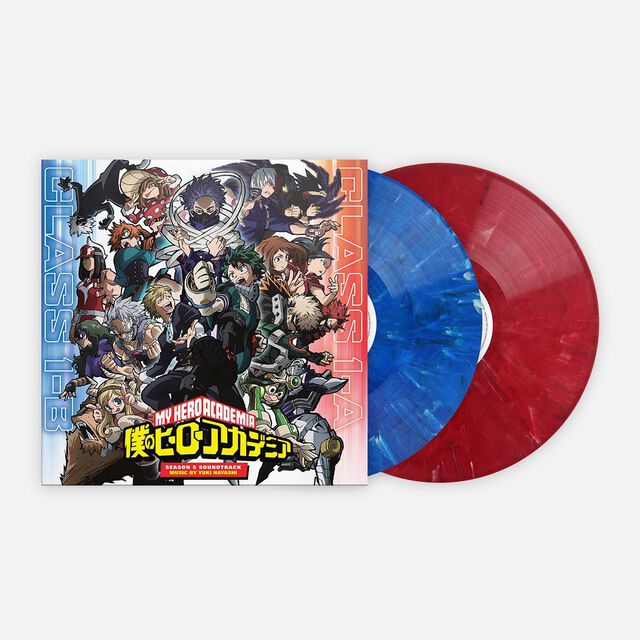 Yuki Hayashi - My Hero Academia: Season 5 (Original Series Stage & Screen) (Colored Vinyl, Blue, Red, 150 Gram Vinyl) (2 Lp's)