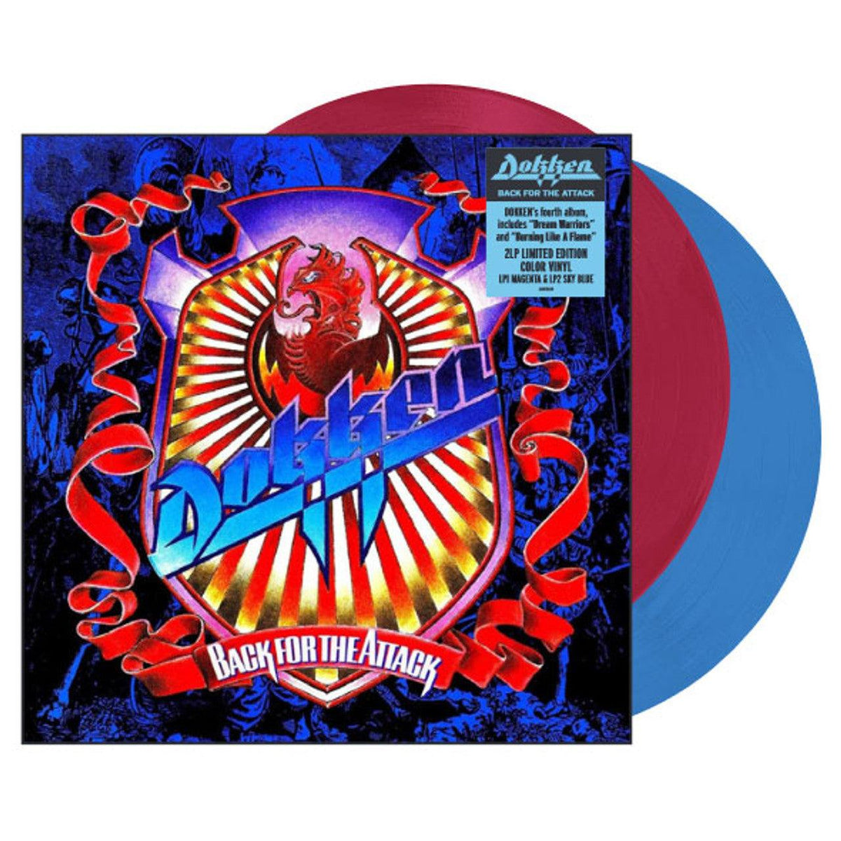 Dokken - Back For The Attack (Limited Edition, Magenta & Sky Blue