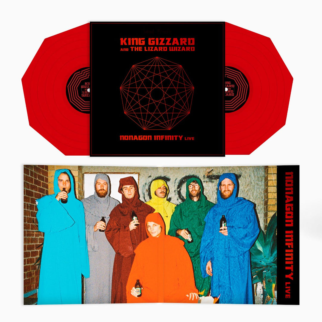 King Gizzard & The Lizard Wizard - Nonagon Infinity Live (Indie Exclusive, Red Colored Vinyl, Limited Edition) (2 Lp'S)