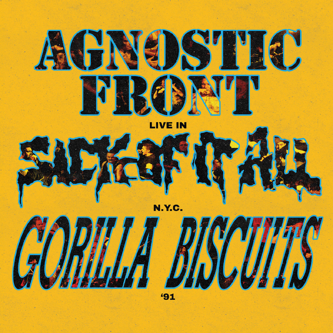GORILLA BISCUITS AND SICK OF IT ALL AGNOSTIC FRONT - Live In N.Y.C. '91 (Galaxy Vinyl)