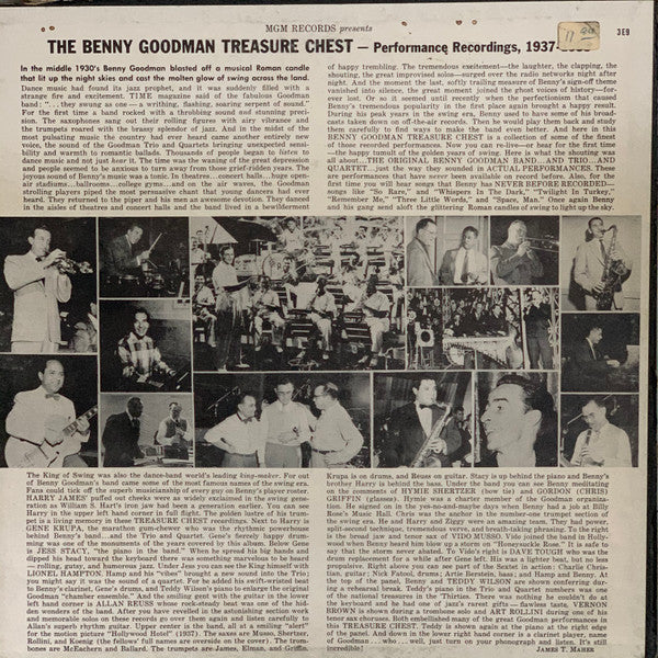 Benny Goodman : The Benny Goodman Treasure Chest (3xLP, Comp, Mono)