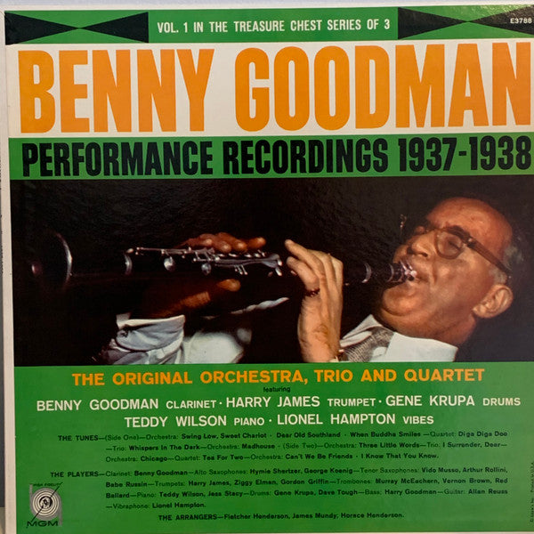 Benny Goodman : The Benny Goodman Treasure Chest (3xLP, Comp, Mono)