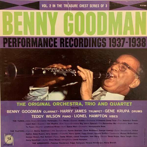 Benny Goodman : The Benny Goodman Treasure Chest (3xLP, Comp, Mono)