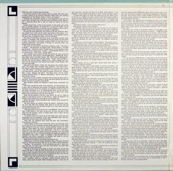 Artie Shaw : The Complete Artie Shaw Vol. II/1939 (2xLP, Comp, Mono)