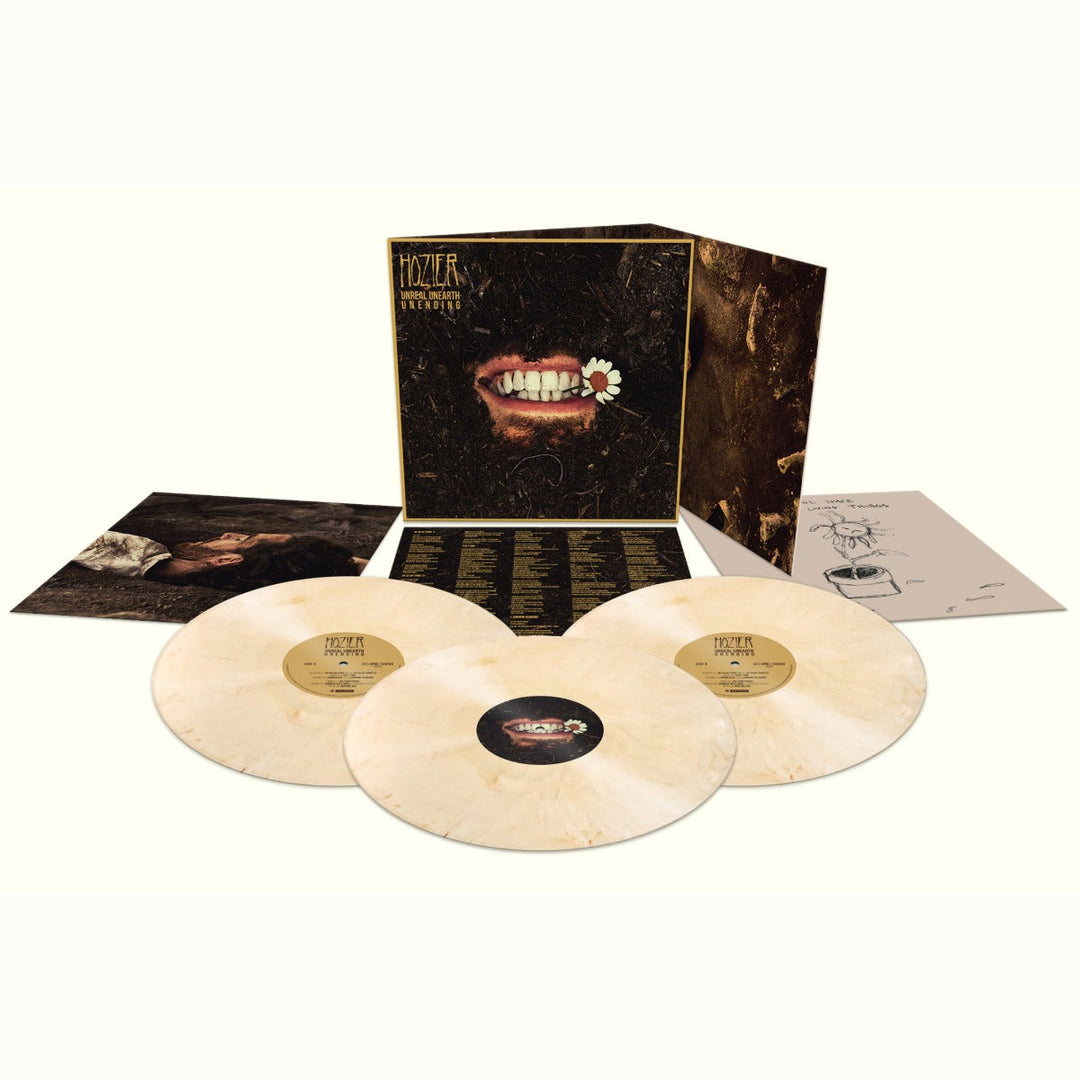 HOZIER - Unreal Unearth Unending (140 Gram Tooth White Vinyl) (3 Lp's)