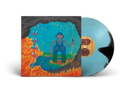 King Gizzard & The Lizard Wizard - Fishing For Fishies (Limited Edition, "Oil Spill" Black & Blue Colored Vinyl)