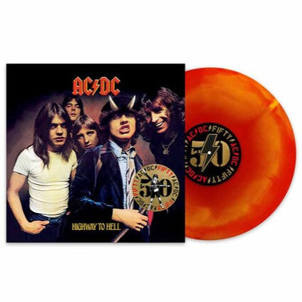 Ac/Dc - Highway To Hell: 50Th Anniversary (Limited Edition, Hellfire Marble Colored Vinyl)