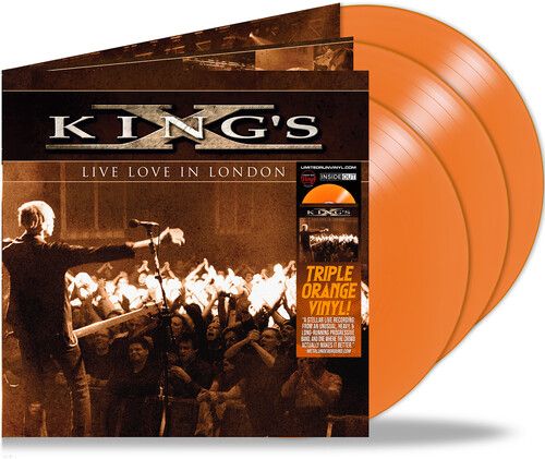 King's X - Live Love in London (Orange Colored Vinyl, Gatefold LP Jack...