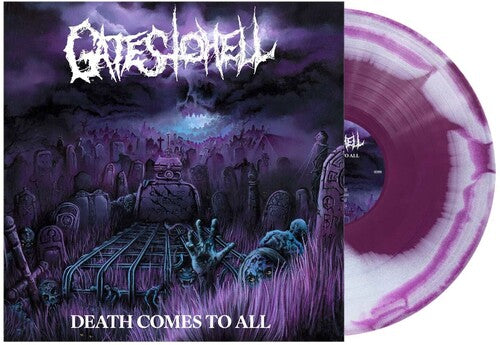 Gates To Hell - Death Comes To All (Limited Edition, Purple & White Swirl Colored Vinyl)