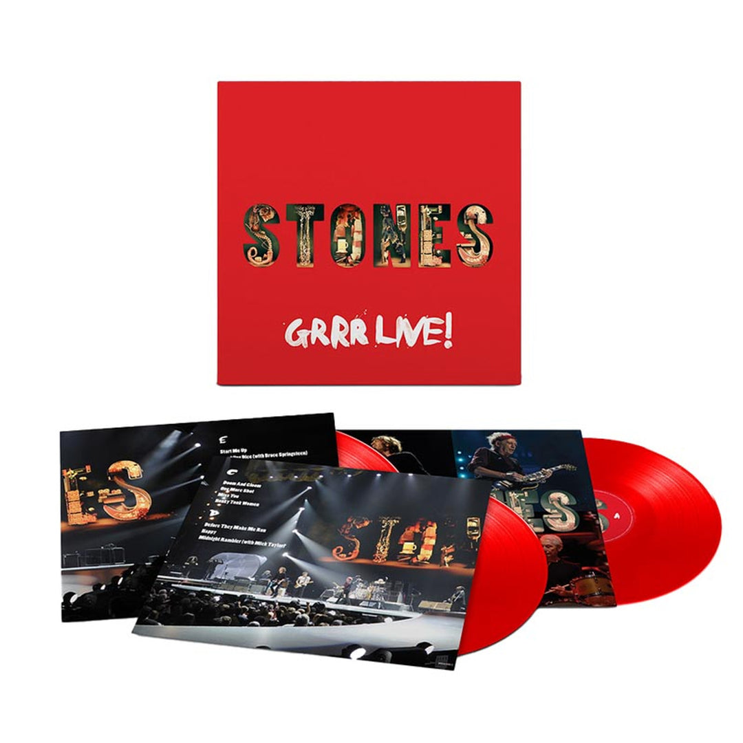 The Rolling Stones - Grrr Live! (Limited Edition, 180 Gram Red Colored Vinyl) (3 Lp'S)