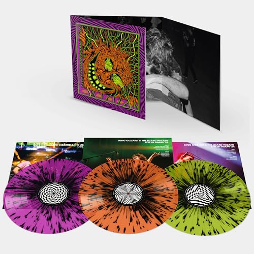 King Gizzard & The Lizard Wizard - King Gizzard - Live In Miami '24 (Triple Gatefold - Splatter Vinyl) (3Lp)