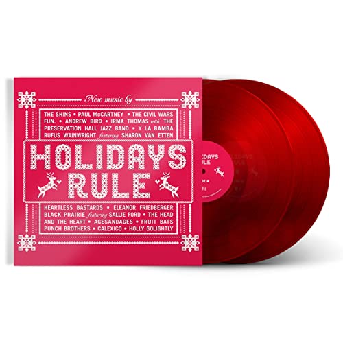 VARIOUS ARTISTS - Holidays Rule (Clear Vinyl, Red, Gatefold LP Jacket) (2 Lp's)