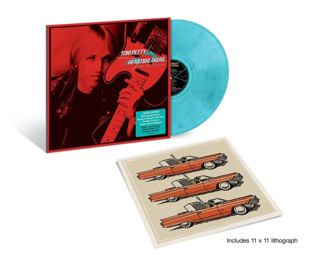 Tom Petty & The Heartbreakers - Long After Dark (Indie Exclusive, Limited Edition, Turquoise Colored Vinyl, Lithograph)