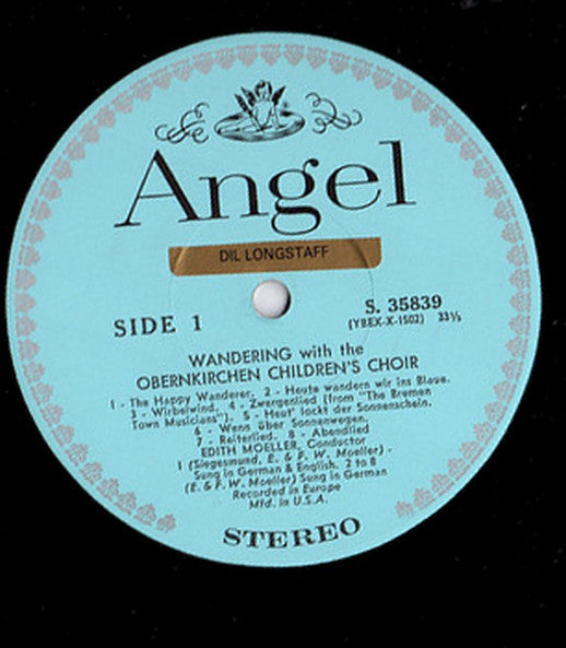 Obernkirchen Children's Choir Conducted By Edith Moeller* : Wandering With The Obernkirchen Children's Choir (LP, Album)