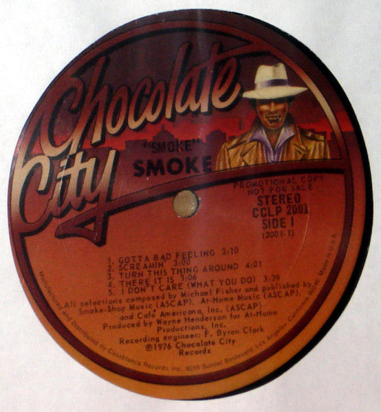 Smoke (9) : Smoke (LP, Album, Promo)