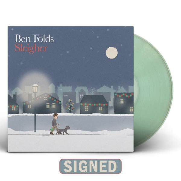 Ben Folds - Sleigher (Indie Exclusive, Green Colored Vinyl, Sticker, Autographed / Star Signed)