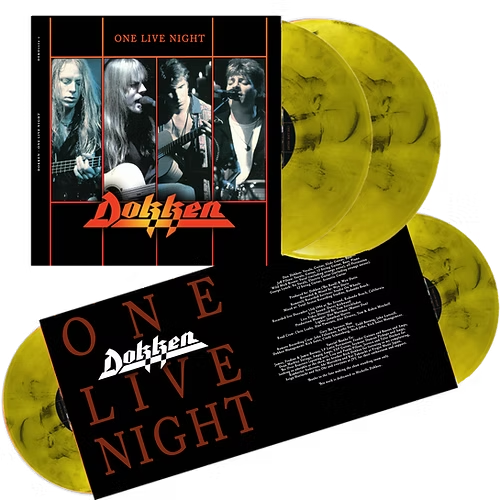 Dokken - One Live Night (Limited Edition, Yellow Smoke Colored Vinyl) (2 Lp'S)