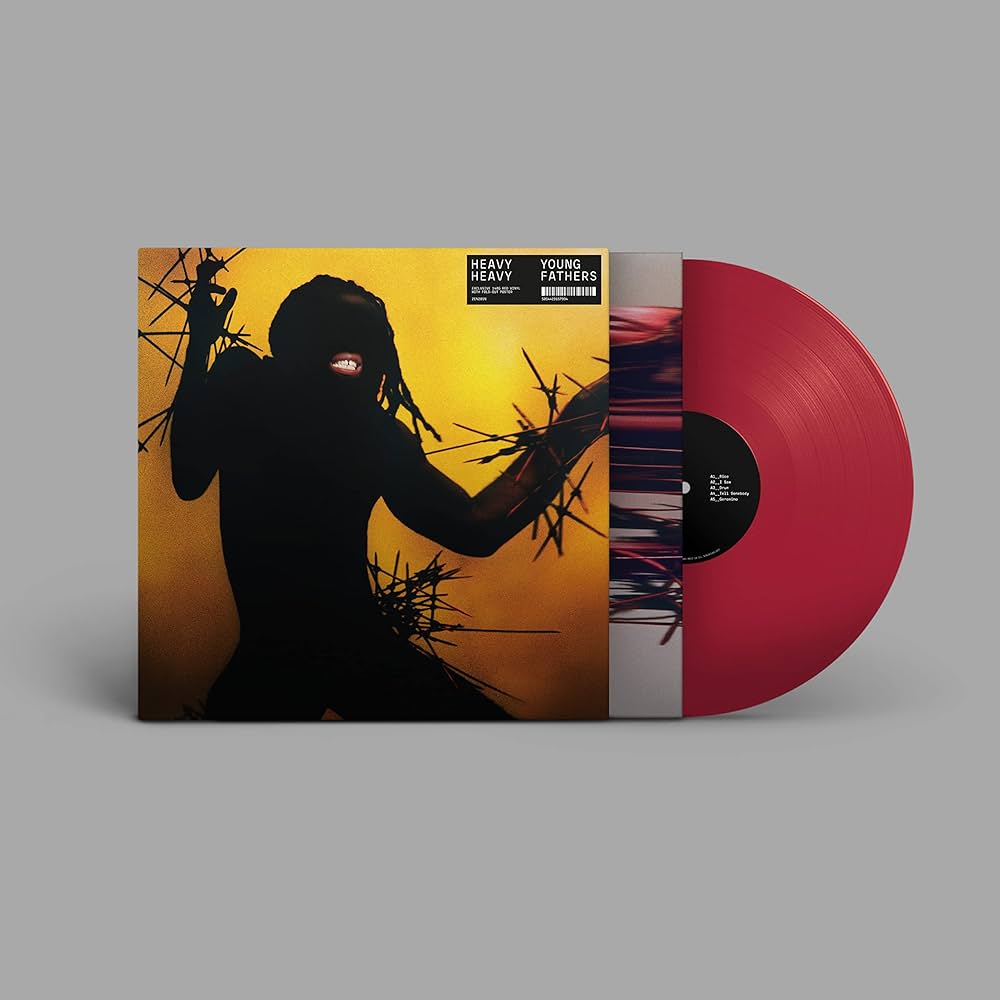 Young Fathers - Heavy Heavy (Indie Exclusive, Colored Vinyl, Red, 140 Gram Vinyl, Poster)