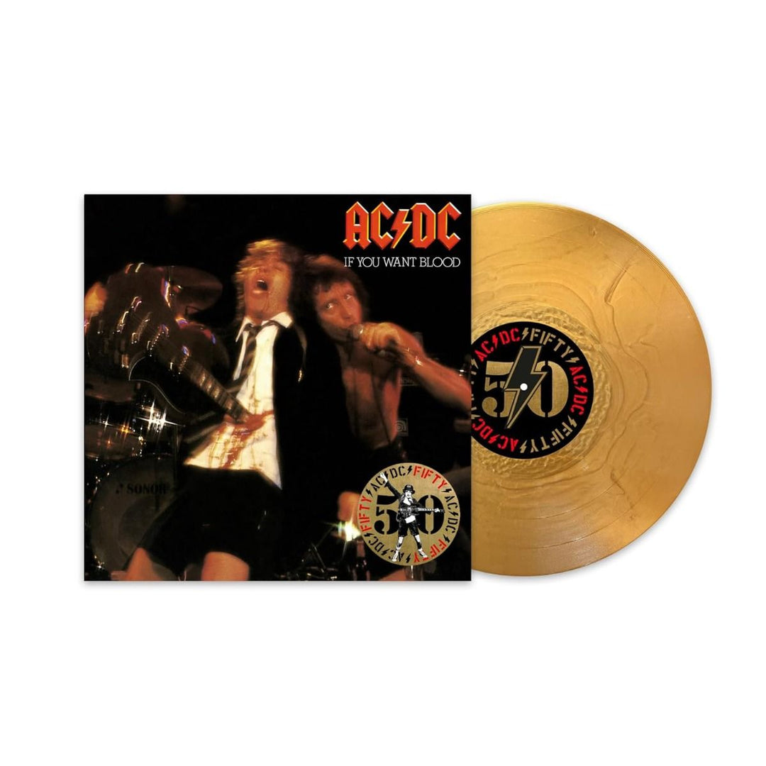 Ac/Dc - If You Want Blood You'Ve Got It (50Th Anniversary Edition, Gold Color Vinyl)