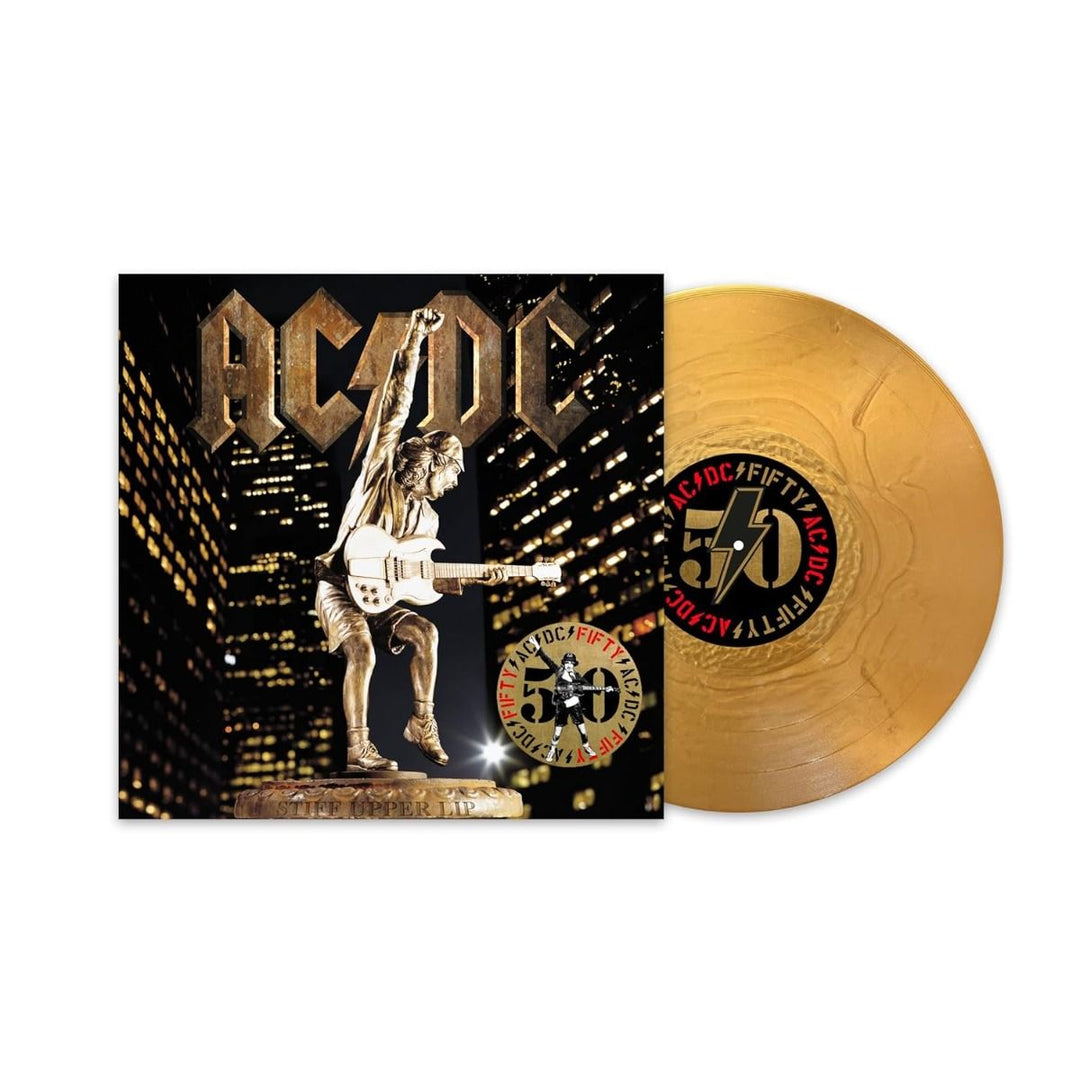 Ac/Dc - Stiff Upper Lip (50Th Anniversary Edition, Gold Color Vinyl)