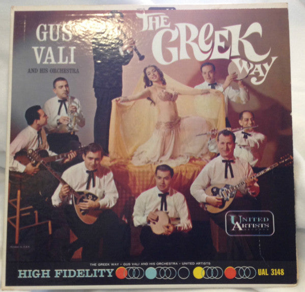 Gus Vali And His Orchestra : The Greek Way (LP, Album, Mono)