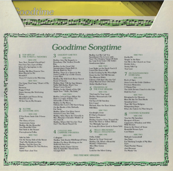 The Fireside Singers : Goodtime Songtime-Sing Along With The Fireside Singers (8xLP, S/Edition, Dyn + Box)