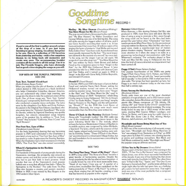 The Fireside Singers : Goodtime Songtime-Sing Along With The Fireside Singers (8xLP, S/Edition, Dyn + Box)