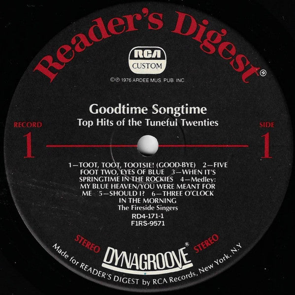 The Fireside Singers : Goodtime Songtime-Sing Along With The Fireside Singers (8xLP, S/Edition, Dyn + Box)