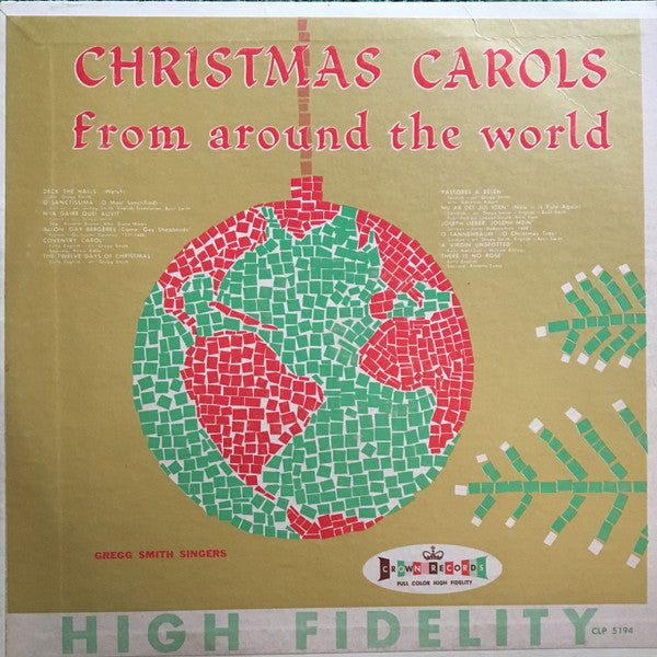 Gregg Smith Singers : Christmas Carols From Around The World (LP)
