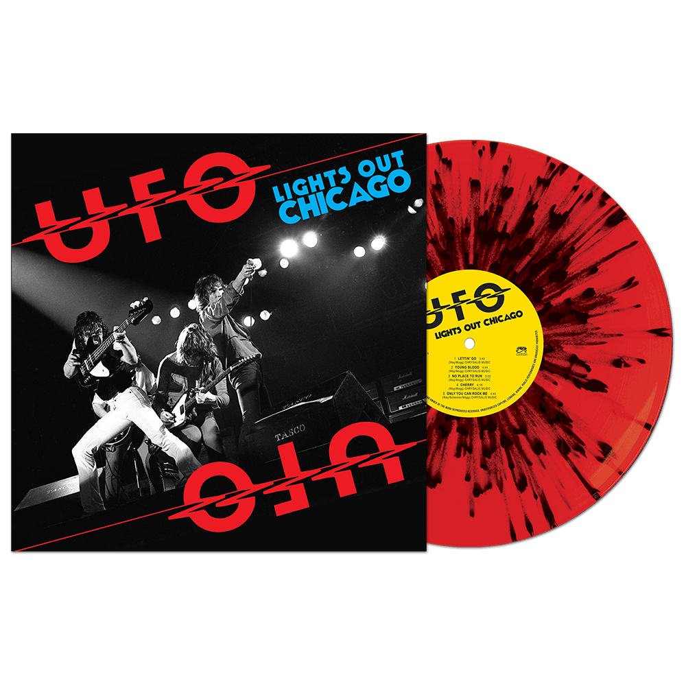 Ufo - Lights Out In Chicago (Limited Edition,Colored Vinyl, Red & Black Splatter)