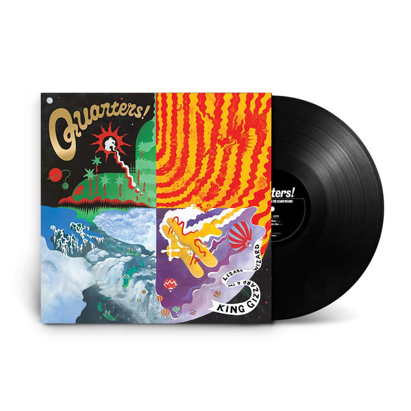 KING GIZZARD AND THE LIZARD WIZARD - Quarters (Limited Edition, Recycled 180 Gram Orange Colored Vinyl, Recyclable, Gold Foil O-Ring / Jacket)