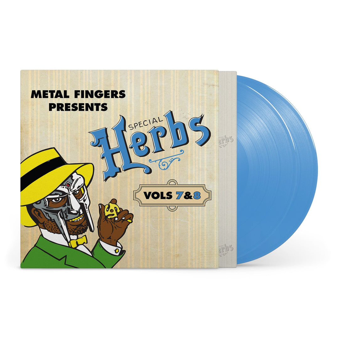 Mf Doom - Metal Fingers Presents: Special Herbs Vols. 7 & 8 (Sky Blue Colored Vinyl Gatefold 2Lp)