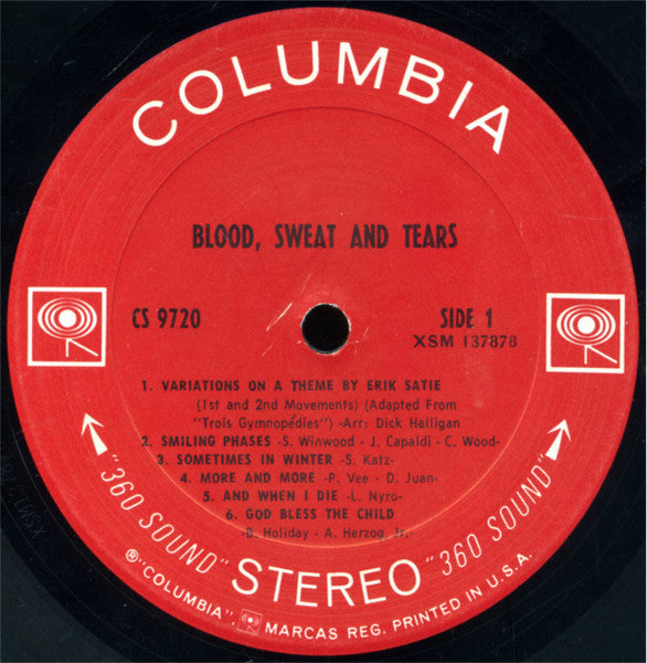 Blood, Sweat And Tears - Blood, Sweat And Tears (1968)