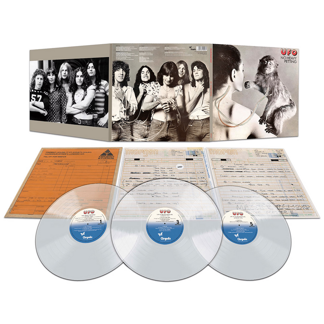 Ufo - No Heavy Petting (2023 Remastered Deluxe Edition)  (Colored Vinyl, Clear Vinyl, Deluxe Edition, Gatefold Lp Jacket, Remastered) (3 Lp'S)