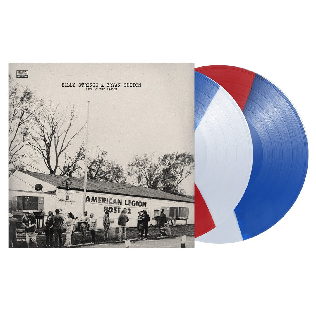 Billy Strings & Bryan Sutton - Live At The Legion Indie Exclusive, Tri-Color (Red, White, Blue)