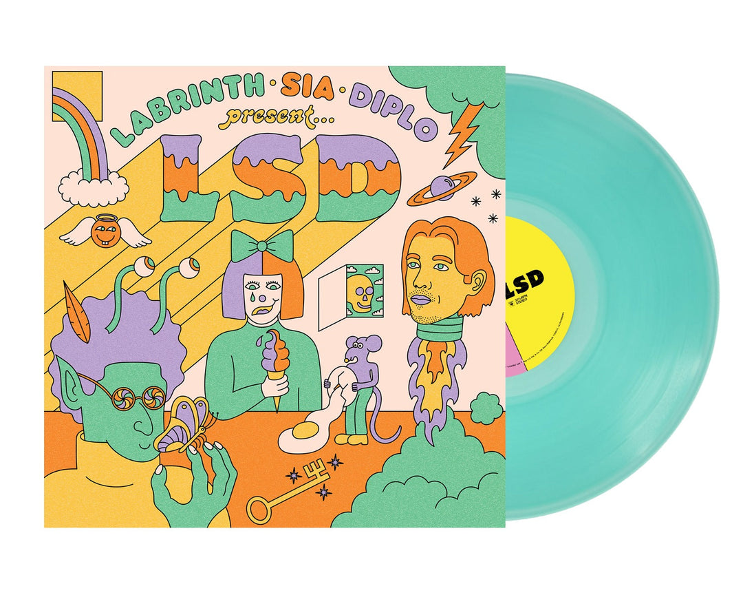 Lsd Feat. Labrinth, Sia And Diplo - Lsd (5Th Anniversary Edition) (Colored Vinyl, Green, Anniversary Edition, Alternate Cover)