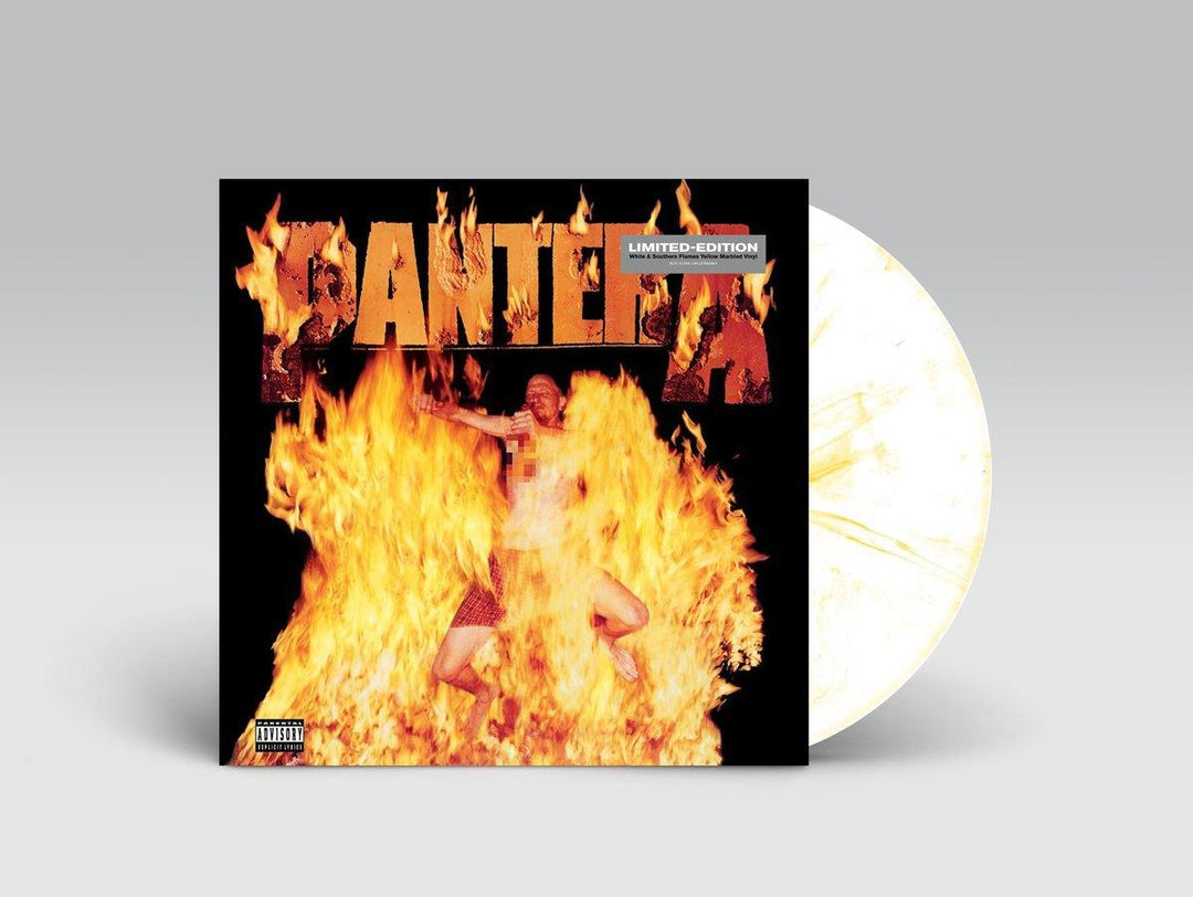 Pantera - Reinventing The Steel (Limited Edition, White & Southern Flames Yellow Marbled Colored Vinyl)