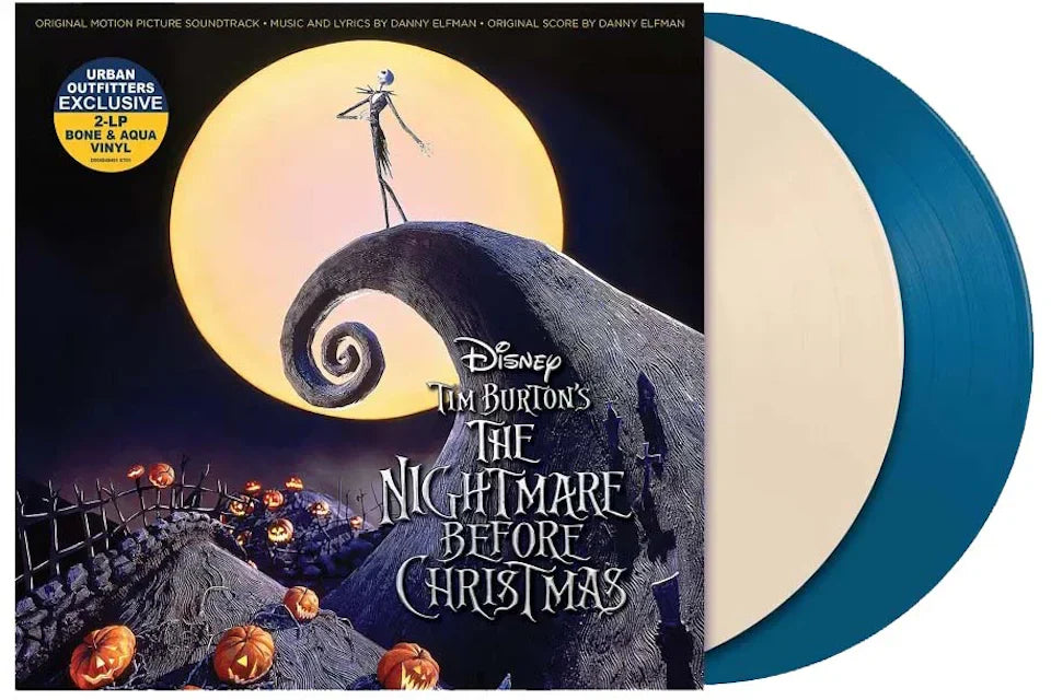 Various Artists - The Nightmare Before Christmas (Original Stage & Screen) (Limited Edition, Bone & Aqua Colored Vinyl) (2 Lp's)