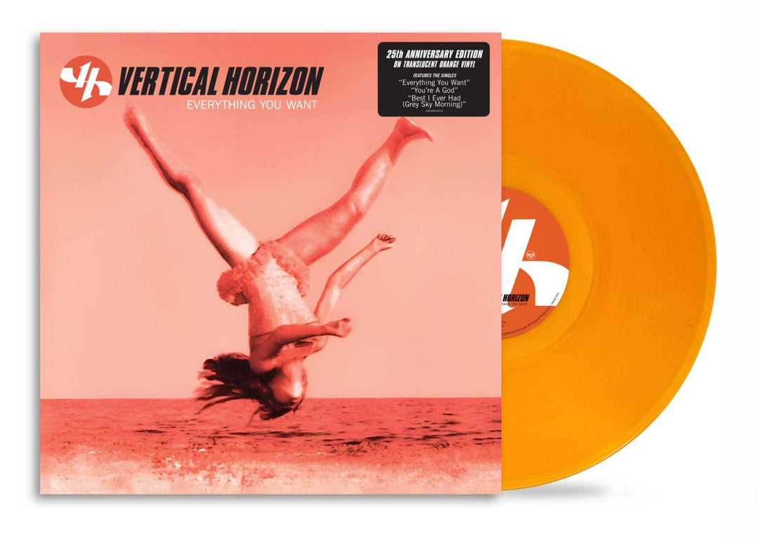 Vertical Horizon - Everything You Want: 25Th Anniversary Edition (Clear Vinyl, Orange)