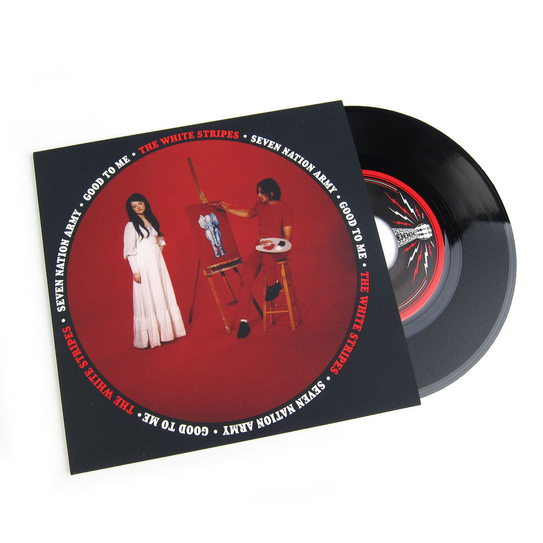 The White Stripes - Seven Nation Army / Good To Me (Black Vinyl, Remastered) (7" Single)