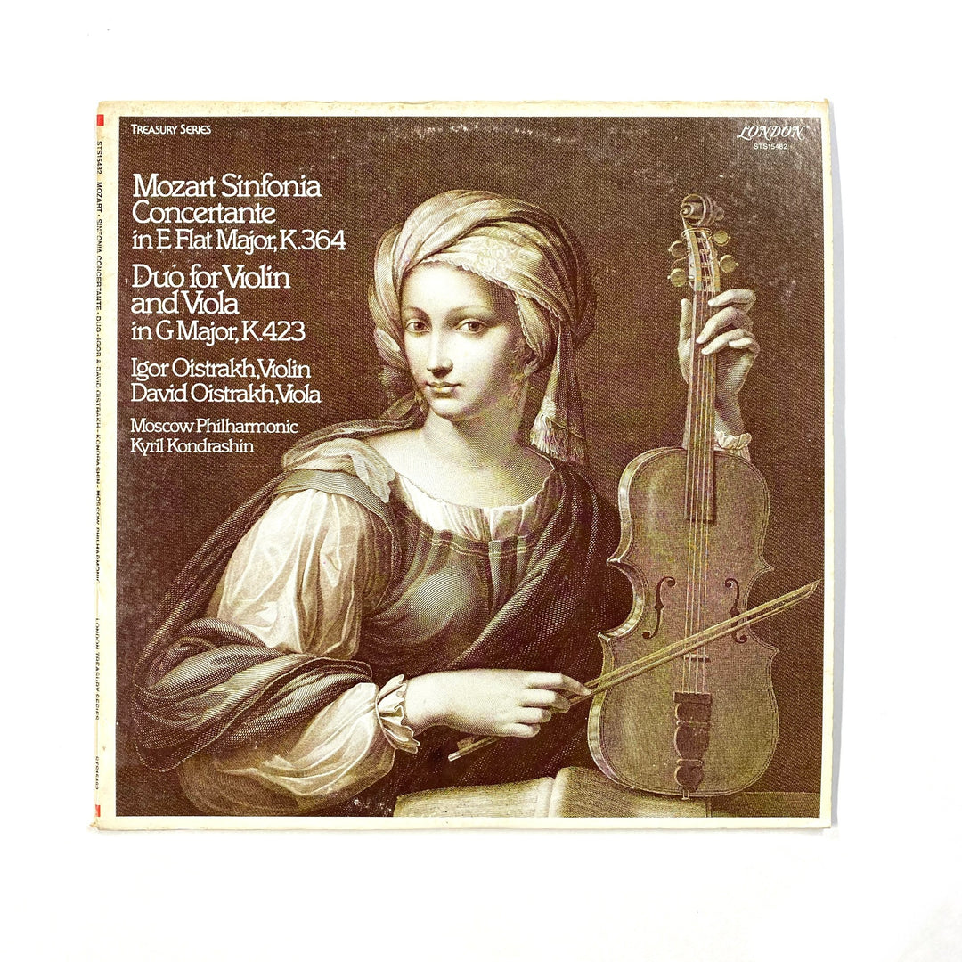 Wolfgang Amadeus Mozart, Igor Oistrach, David Oistrach, Kiril Kondrashin, Moscow Philharmonic Orchestra - Mozart Sinfonia Concertante In E Flat Major, K.364 / Duo For Violin And Viola In G Major, K.423