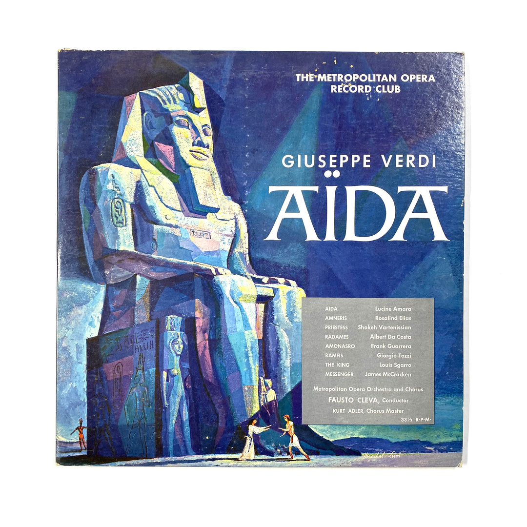 Giuseppe Verdi, Lucine Amara, Rosalind Elias, Shakeh Vartenissian, Albert Da Costa, Frank Guarrera, Giorgio Tozzi, Louis Sgarro, James McCracken, The Metropolitan Opera House Orchestra And Metropolitan Opera Chorus, Fausto Cleva, Kurt Herbert Adler - Aïda