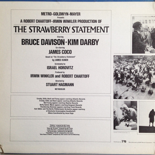 Various : The Strawberry Statement (2xLP, Album, Comp, Gat)