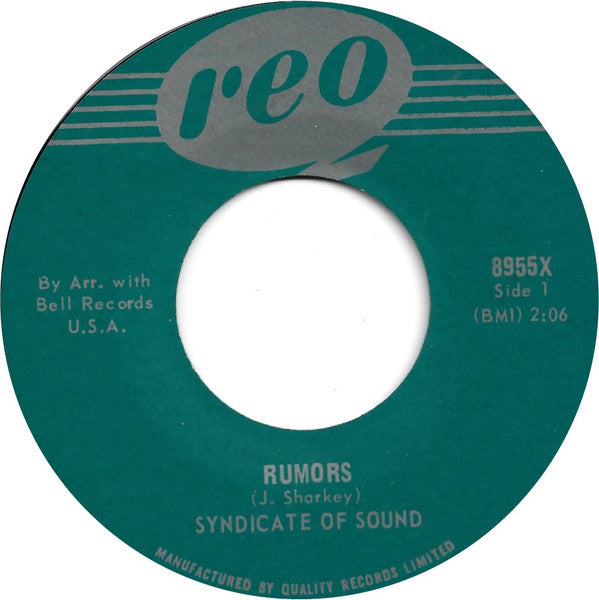 Syndicate Of Sound : Rumors / The Upper Hand  (7")