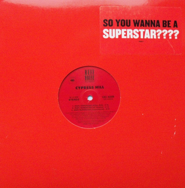 Cypress Hill : (Rap) Superstar (12", Promo)