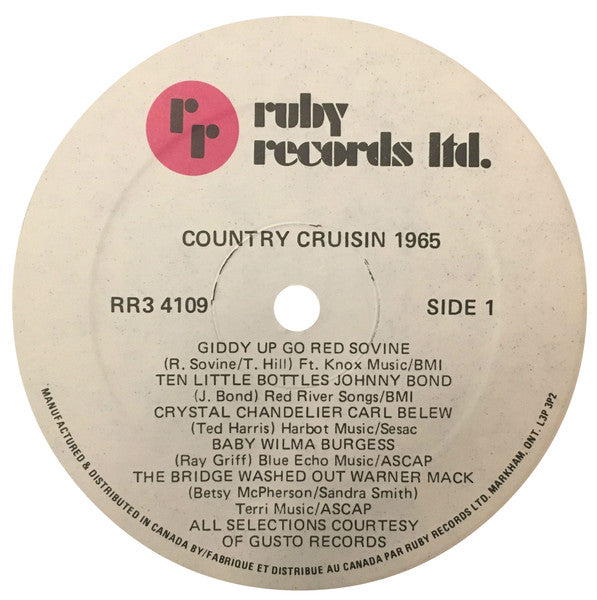 Various : Country Cruisin' 1965 (LP, Comp)