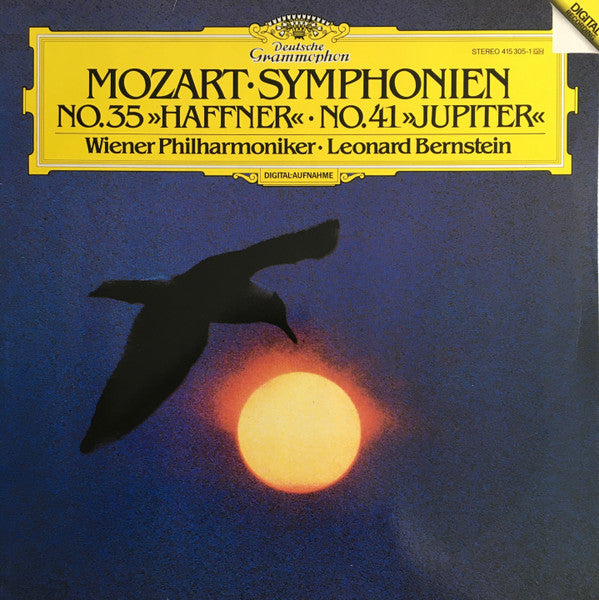 Mozart* / Wiener Philharmoniker, Leonard Bernstein : Symphonien No.35 "Haffner" / No.41 "Jupiter" (LP)
