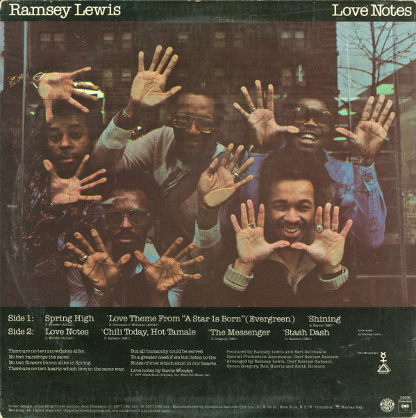 Ramsey Lewis : Love Notes (LP, Album, Pit)