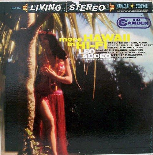 Leo Addeo And His Orchestra : More Hawaii In Stereo (LP, Album, RP, Hol)